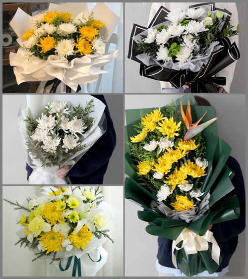 湖北武汉市新洲区徐古镇桃花寨村白事花束代送